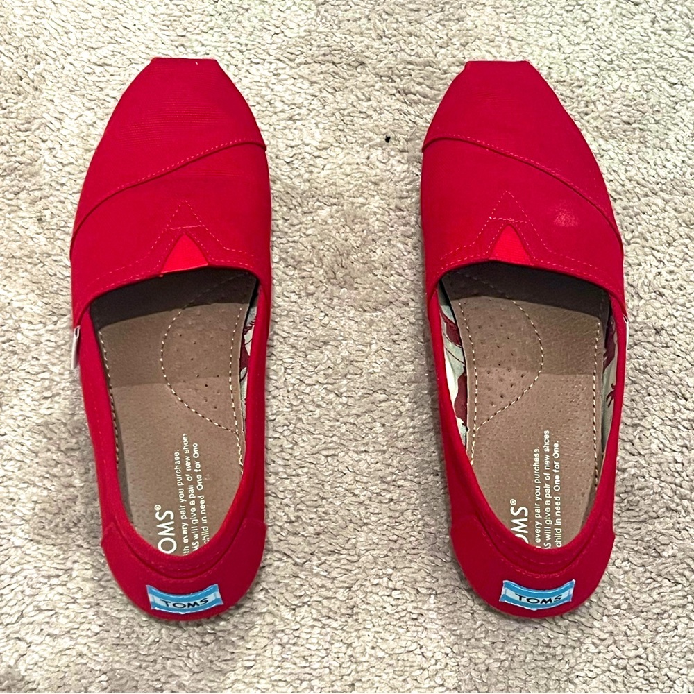 Womens TOMS Alparagata Classic Slip On - Barely worn
